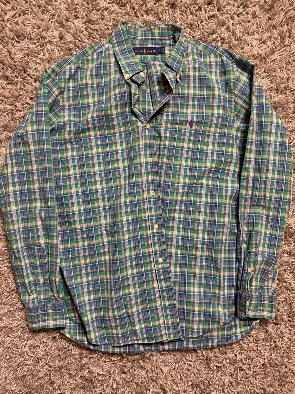 Ralph Lauren Plaid Button Down Shirt